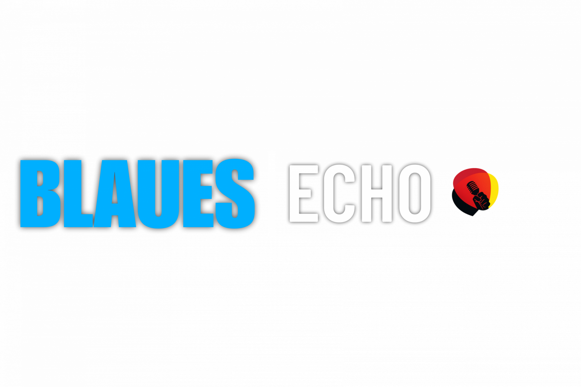 Blaues Echo