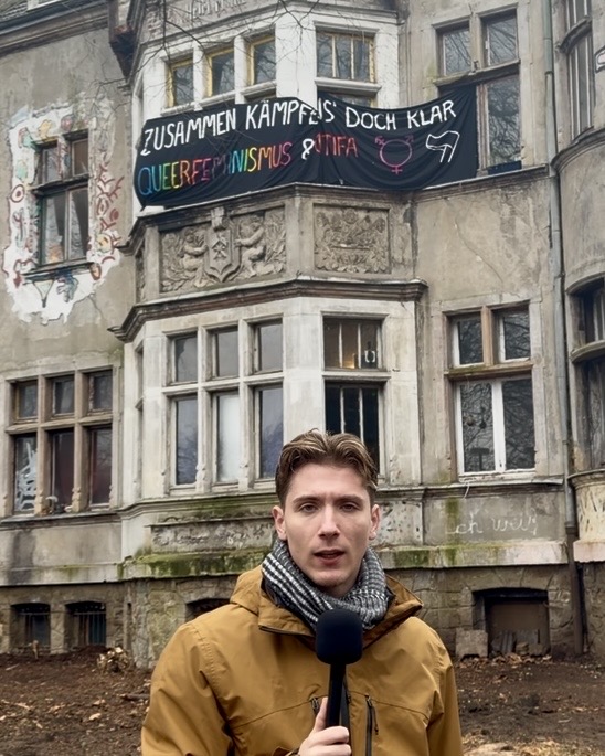 Kontrollgang in Bochum an der Villa Kunterbunt