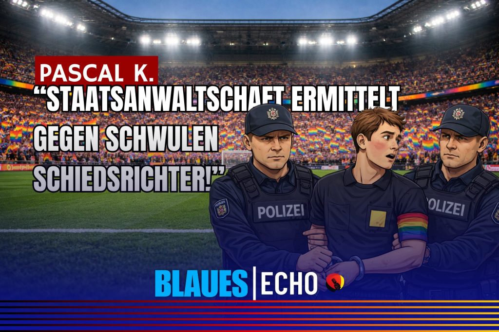 Pascal K. Schiedsrichter schwul Staatsanwaltschaft ermittelt: Vortäuschung von Angriffen und Betrugsvorwürfe – Doppelmoral und Hetze gegen queere Aktivisten? Jeffrey Epstein Symbol für Vertuschung in Medien und Justiz.