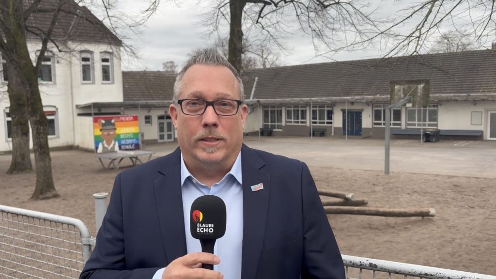 Kinder sollen sich verstecken Fraktionsvorsitzende der AfD in Kleve, Tim Görtz