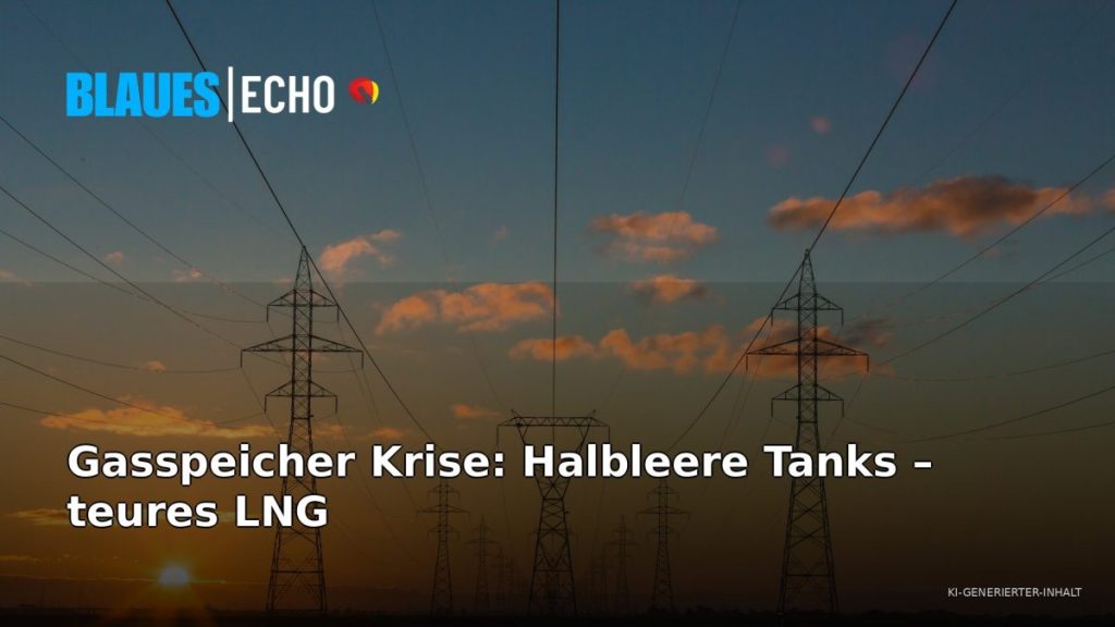Gasspeicher Krise: Halbleere Tanks, teures LNG