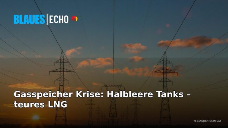 Gasspeicher Krise: Halbleere Tanks, teures LNG, leere Versprechen