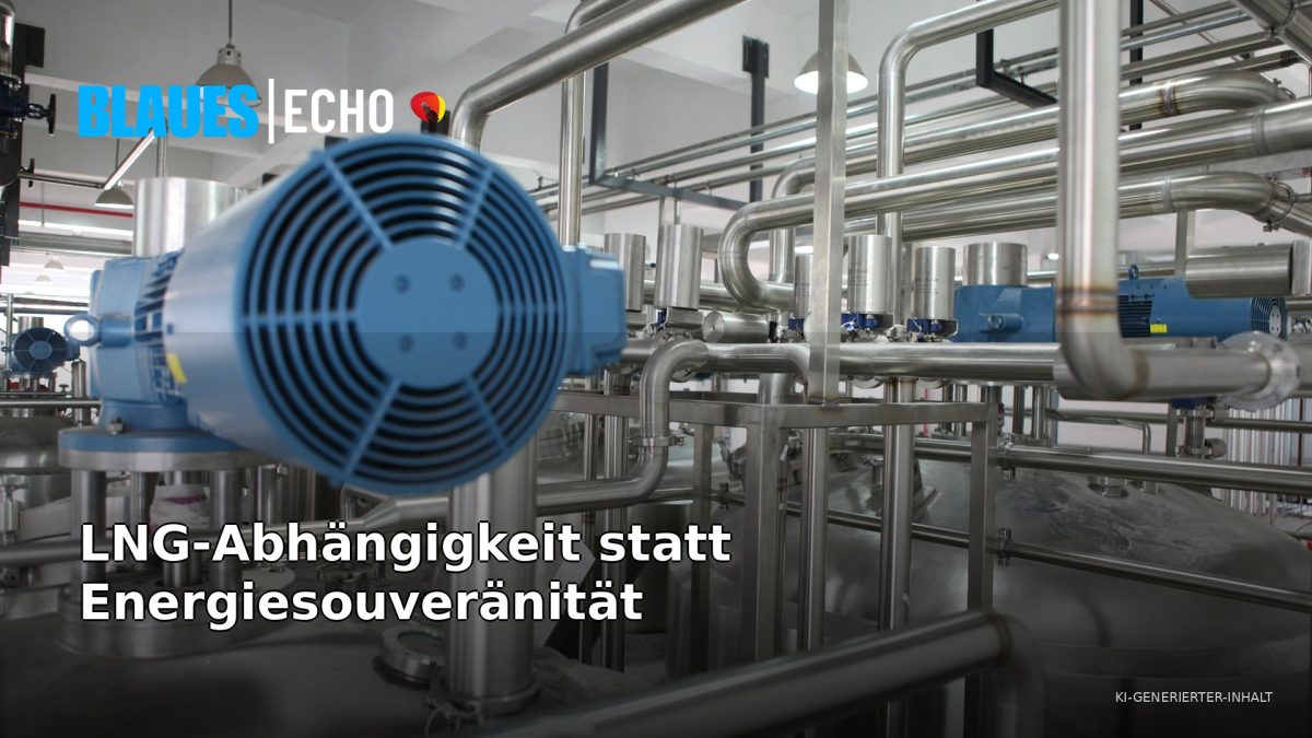Gasspeicher Krise: LNG statt Souveränität