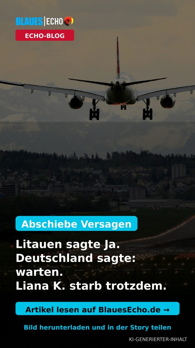 Abschiebe Versagen: Bild herunterladen und in der Story teilen