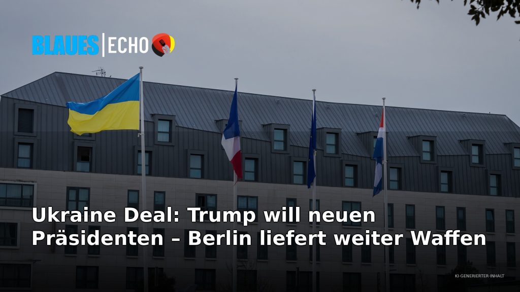 Ukraine Deal: Trump will neuen Präsidenten – Berlin liefert weiter Waffen