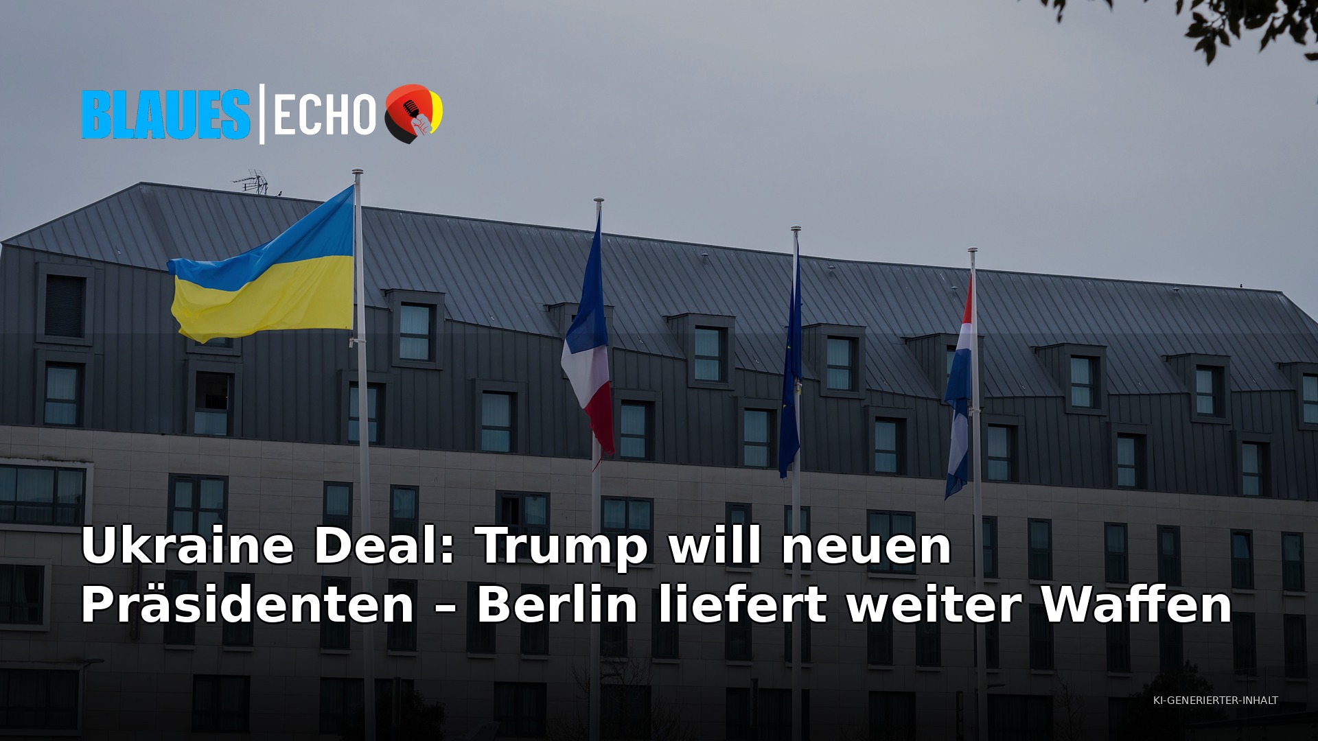Ukraine Deal: Trump will neuen Präsidenten – Berlin liefert weiter Waffen